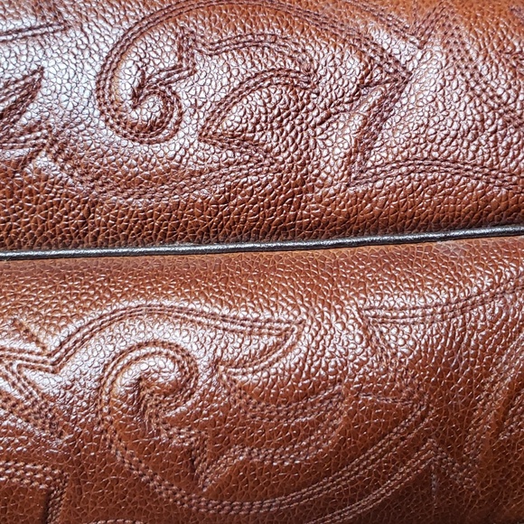 Acme Vintage Western Cowboy Boots brown leather Men's Size 8.5 M - Picture 16 of 16